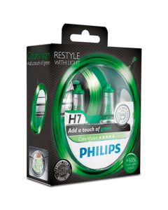 Philips Colorvision Grøn H7 55W 12V - Sæt