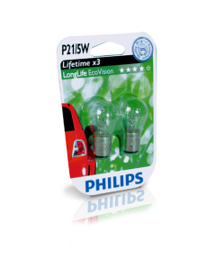 Philips Longlife EcoVision 21/5W 12V - Sæt