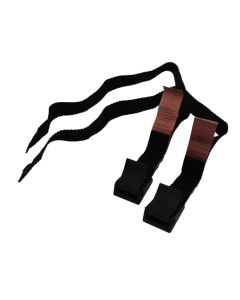 Bagageremme 40cm/18mm 2 stk. sort
