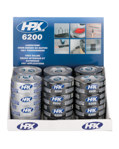 HPX Gaffatape display, 24 ruller
