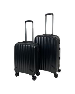 Bon Goût Milano Hardcase 2 pak trolleysæt sort