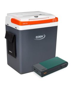 ZORN 30L elektrisk køleboks 12/230V inkl. Powerbank