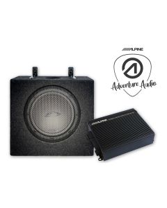 Alpine subwoofer & DSP system til eftermonteret radio