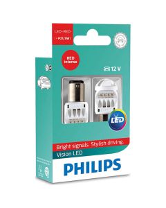 Philips Vision P21/5W 12V LED stop rød - Sæt