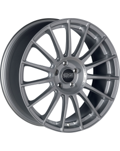 Oz Superturismo Lm Matt Race Silver Black Lettering