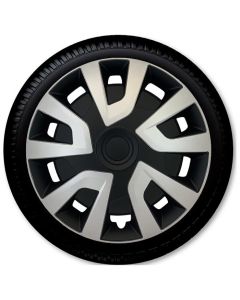 16" Revo VAN Silver/Black hjulkapselsæt