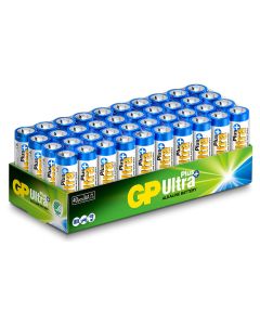 GP Ultra Plus Alkaline AA batteri 15AUP/LR6, 40-pak