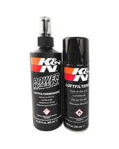K&N rensesæt spray (rens + olie)