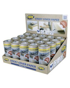 HPX Afdækningspapir selvklæbende 148mm x 30M display