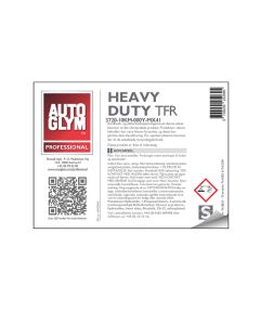 Label Autoglym Heavy Duty TFR