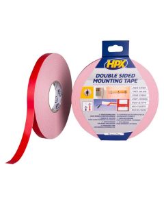 HPX dobbeltklæbende tape hvid, 19mm x 5m
