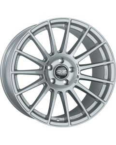 Oz Superturismo Dakar Matt Race Silver Black Lettering