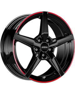 Ronal R69 Gloss Black / Red