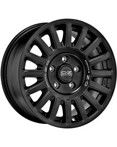 Oz Rally Raid Matt Black Silver Lettering