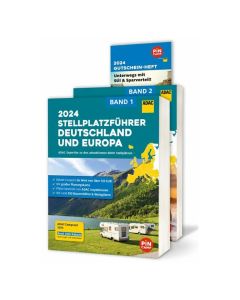 ADAC Stellplatzführer 2024-2025 Tyskland og Europa