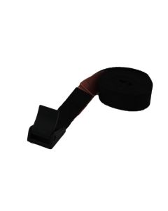 Bagagerem 200cm/18mm 1stk. sort