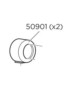 Thule plastkappe (2 stk)