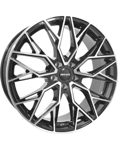 Monaco Wheels Gp15 Gloss Black / Polished