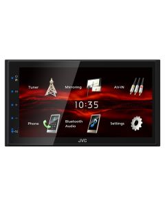 JVC KW-M180BT 2-DIN BT bilradio med skærm