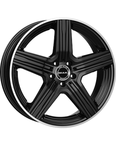 Mak Lewis-D Gloss Black Mirror Ring