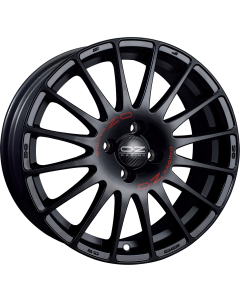 Oz Superturismo Gt Matt Black Red Lettering