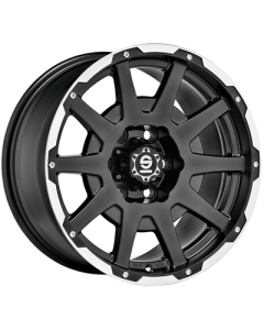Sparco Dakar Matt Black Lip Polished+Rivets