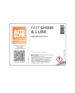 Label Autoglym Fast Shine & Lube