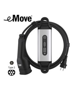 DEFA eMove 6A transportabel lader til 230V, 6m kabel