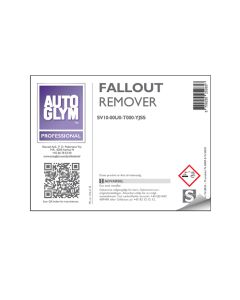 Label Autoglym Fallout Remover