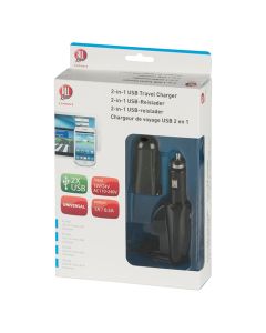 Rejseoplader USBx2