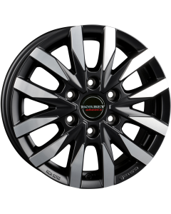 Borbet Cw6 Black Polished Matt