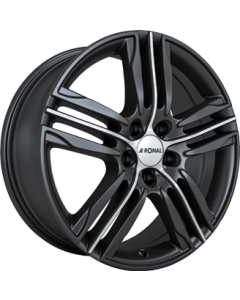 Ronal R57 Dull Black / Polished
