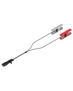 DEFA 12v ladekabel m. krokodilleklemmer