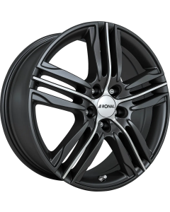 Ronal R57 Dull Black / Polished