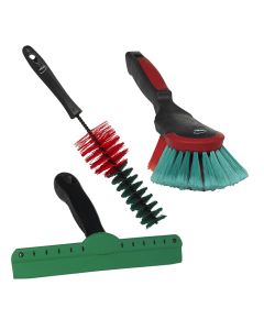 Vikan kit, vaskebørste, fælgbørste og Wipe n´ Shine