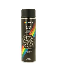 Motip Universallak Fælgspray sort mat 500ml.