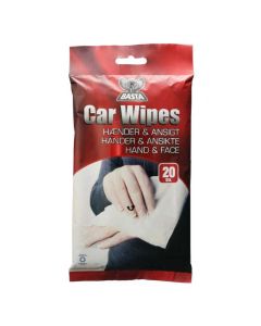 Basta Car Wipes Servietter til hænder og ansigt 20 stk.