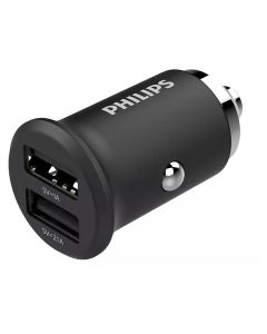 Philips USB lader til cigarstik 2 x USB-A 15W