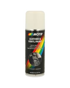 Motip læder og vinyl maling RAL9010 200ml