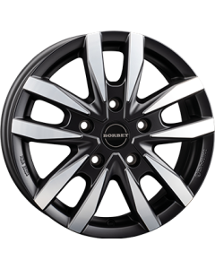 Borbet Cw5 Black Polished Matt