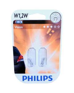 Philips Vision 1,2W 12V Instrumentlyspære - Sæt