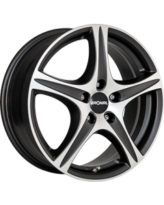 Ronal R56 Dull Black / Polished