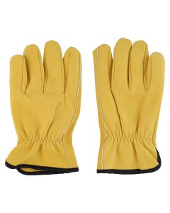 Allride Arbejdshandsker i gul læder - Large