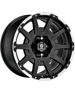 Sparco Dakar Matt Black Lip Polished+Rivets