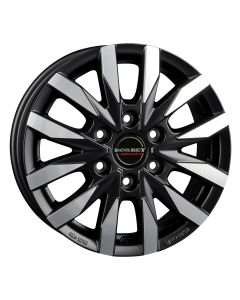 Borbet Cw6 Black Polished Matt