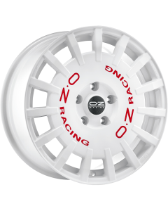 Oz Rally Racing Race White Red Lettering