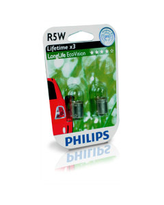 Philips Longlife EcoVision R5W 12V - Sæt