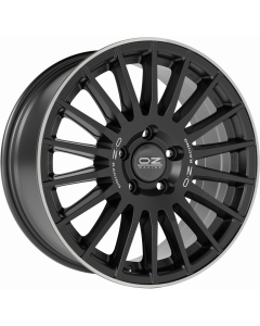 Oz Rally Desert Matt Black Silver Let. Diamond Lip