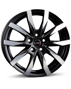 Borbet Cw5 Black Polished Matt