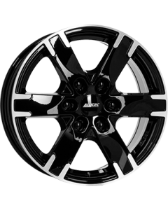 Alutec Titan Diamant-Schwarz Frontpoliert